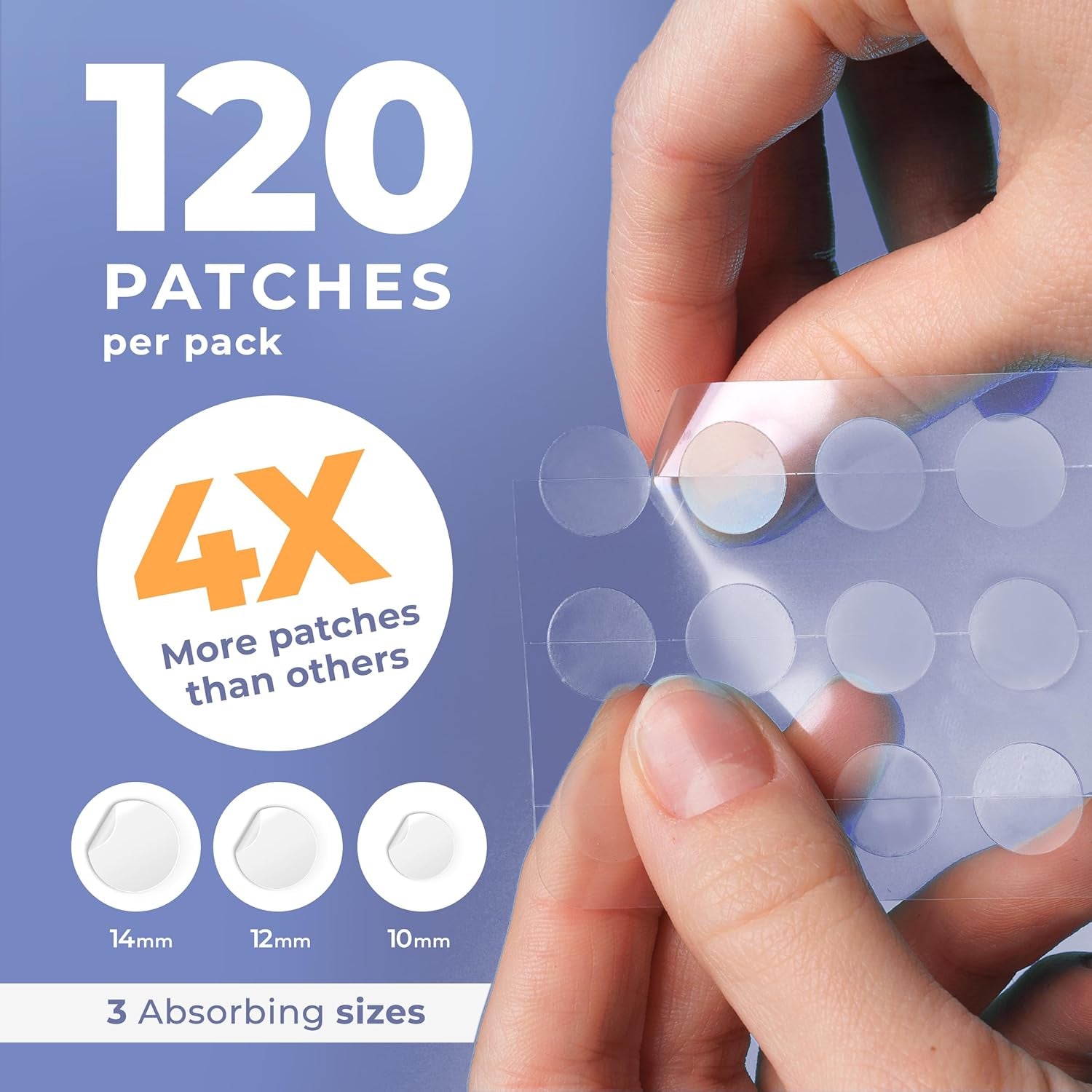 Salicylic Pimple Patches (120 Pack), Salicylic Acid Acne Patches with Tea Tree Oil - Zit Patch and Pimple Stickers for Face for Skin Care - Salicylic Acid Acne Dots (Packaging May Vary)