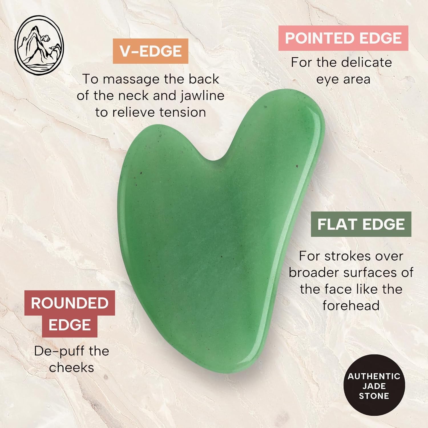 - the Jade Gua Sha Facial Lifting Tool | Face Sculpting Tool for Skin Care | Guasha Tool for Face and Body | Facial Massage Tools to Relieve Muscle Tension and Reduce Puffiness