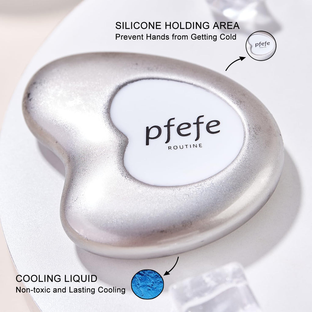Stainless Steel Cryo Gua Sha - Gua Sha Facial Beauty Tools - Metal Skin Care Gua Sha for Body SPA Face Neck Eye